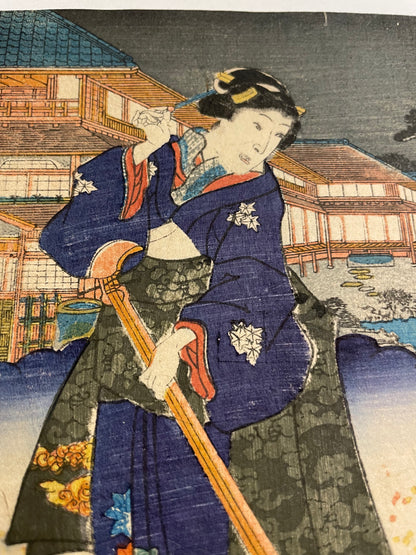 1860s 2 Book set "Mirror of Earthquakes" 地震鏡 Illustrated by Utagawa Kunisada III (Toyokuni)