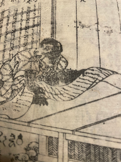 1860s 2 Book set "Mirror of Earthquakes" 地震鏡 Illustrated by Utagawa Kunisada III (Toyokuni)