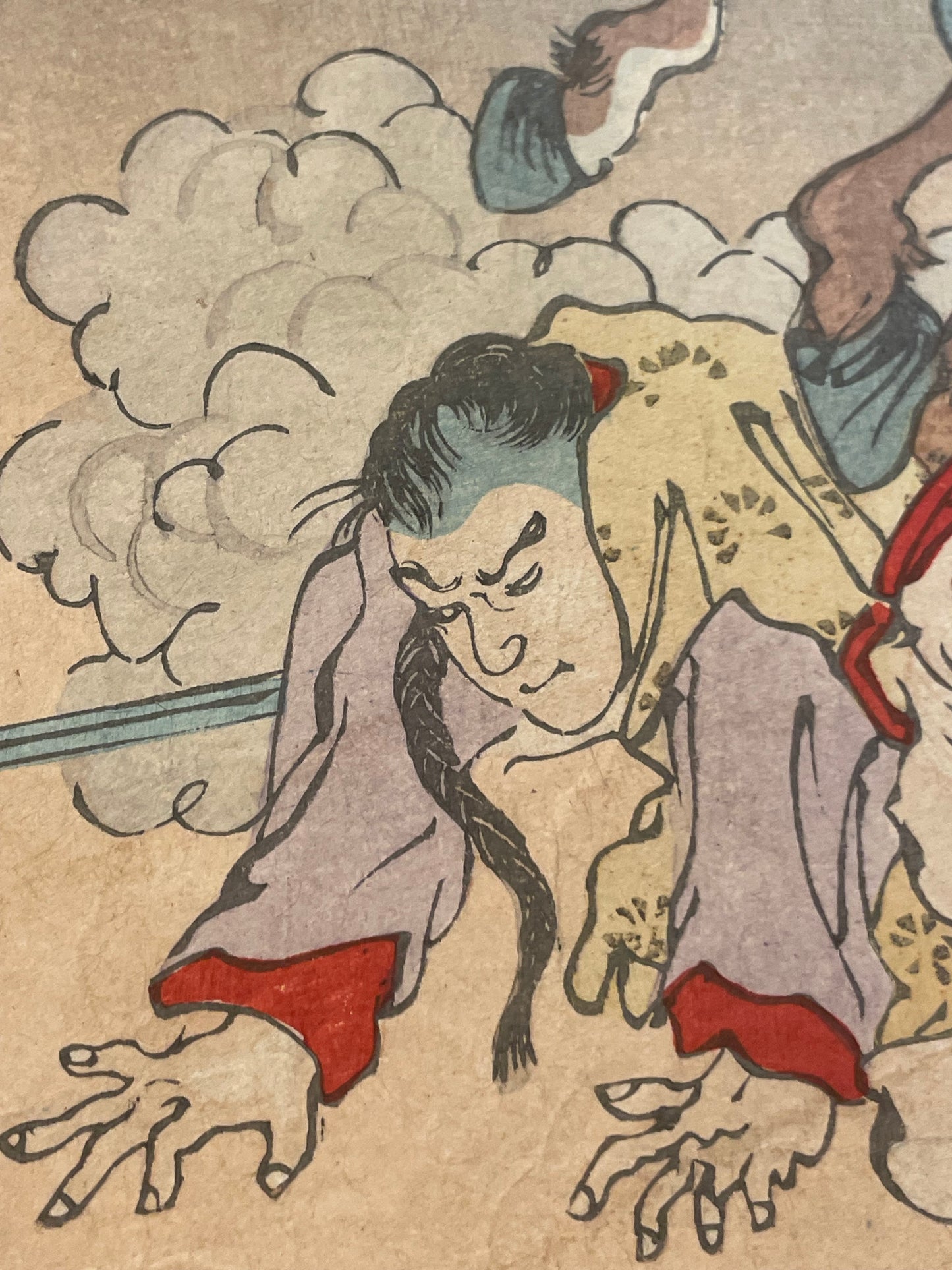 1894 Sino-Japanese War Propaganda Print by Utagawa Kokunimasa (Approximately 37X25CM)