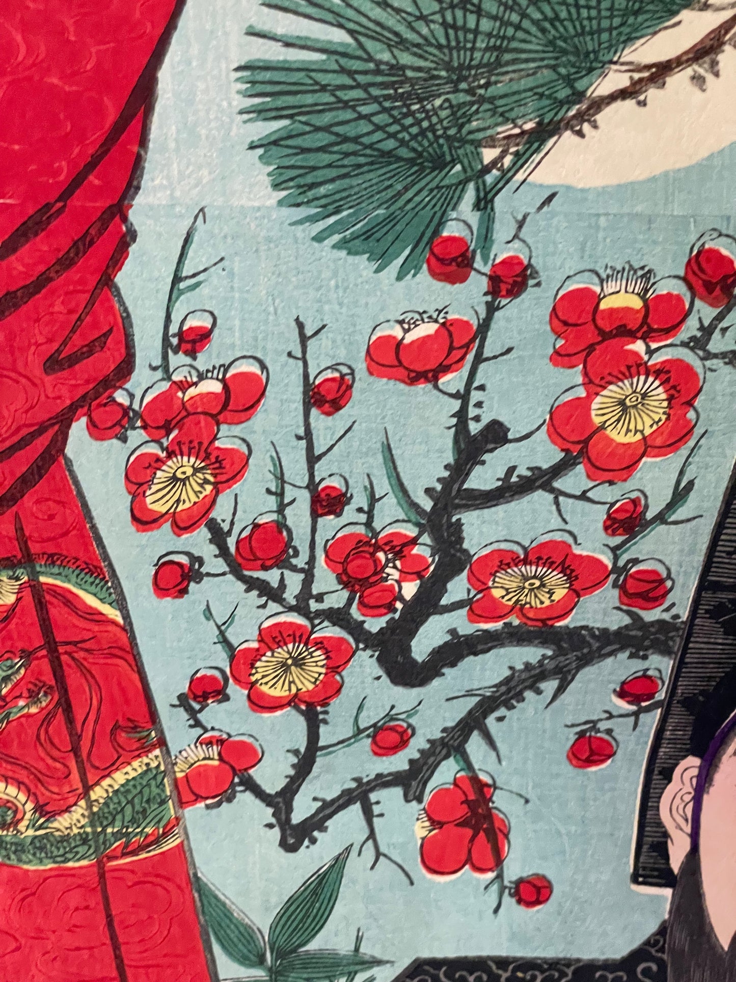 Circa 1880-90 Kakejiku Hanging Scroll of Sugawara no Michizane (Approximately 54X155CM)