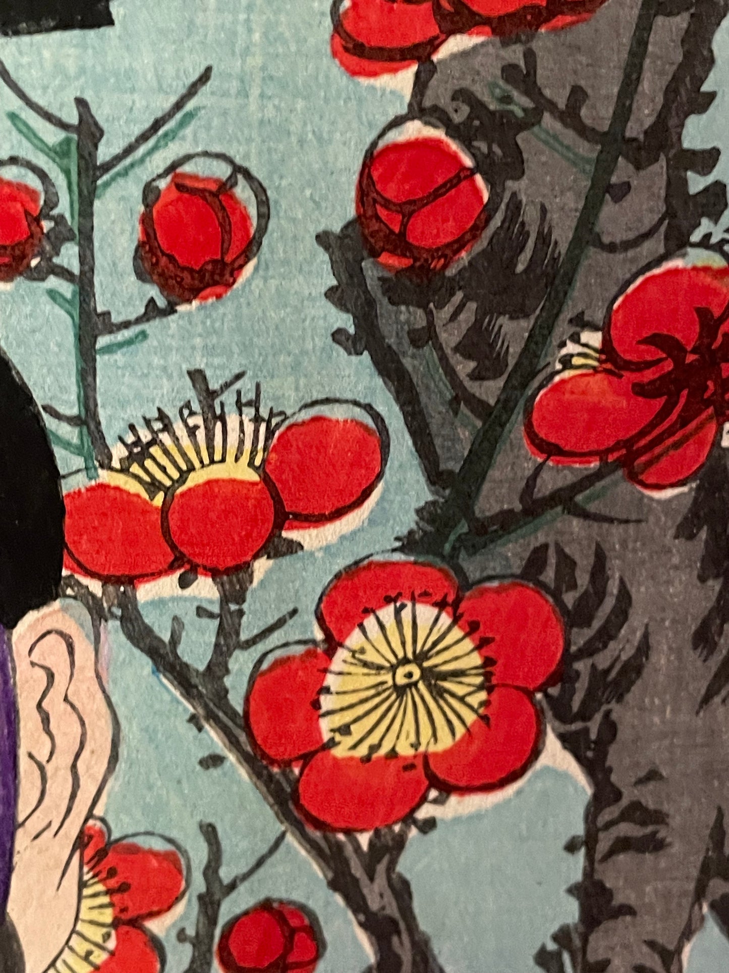 Circa 1880-90 Kakejiku Hanging Scroll of Sugawara no Michizane (Approximately 54X155CM)