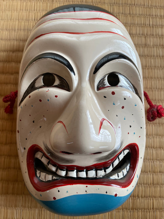 Antique Kagura Mask "Daikokuten" God of Prosperity