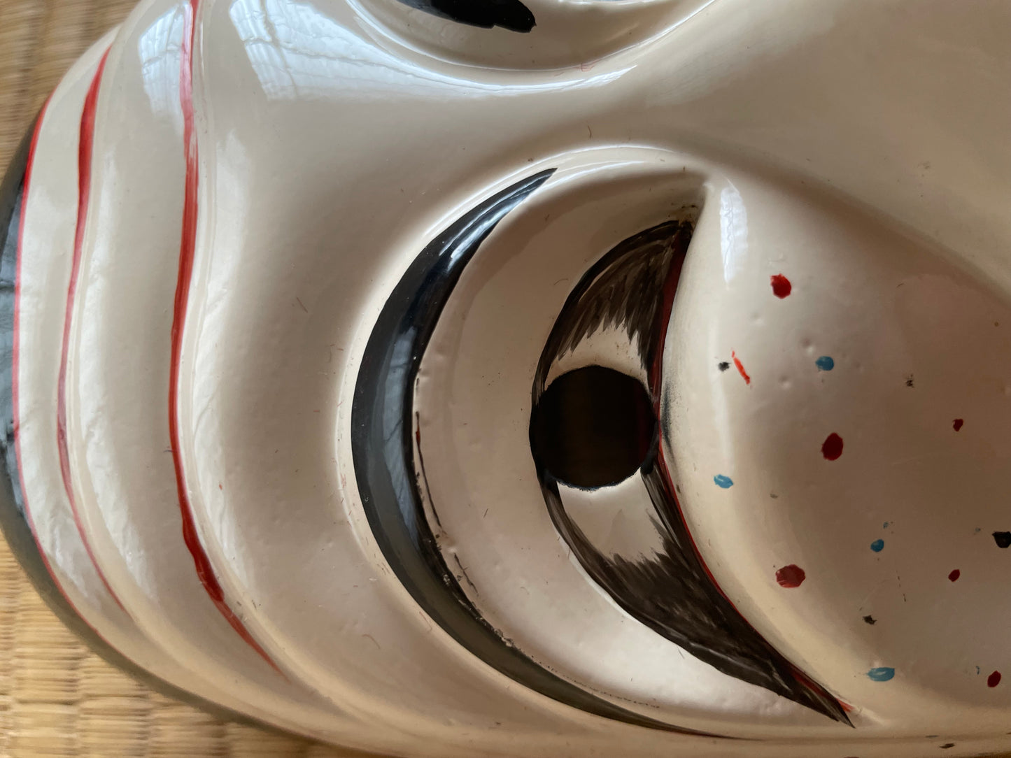 Antique Kagura Mask "Daikokuten" God of Prosperity