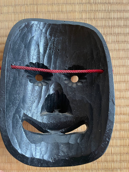 Antique Kagura Mask "Daikokuten" God of Prosperity