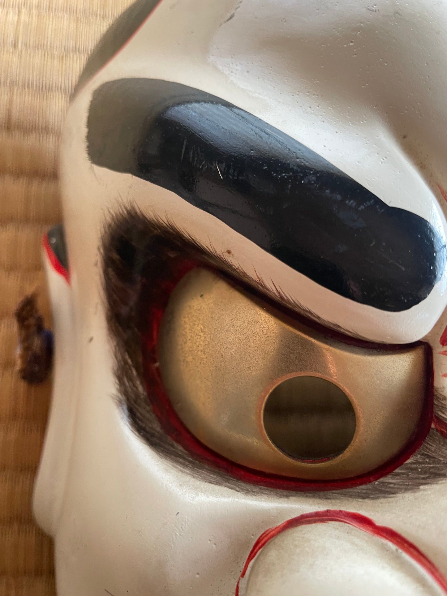 Antique Kagura Mask "Susanoo-no-Mikoto" God of Sea and Storms