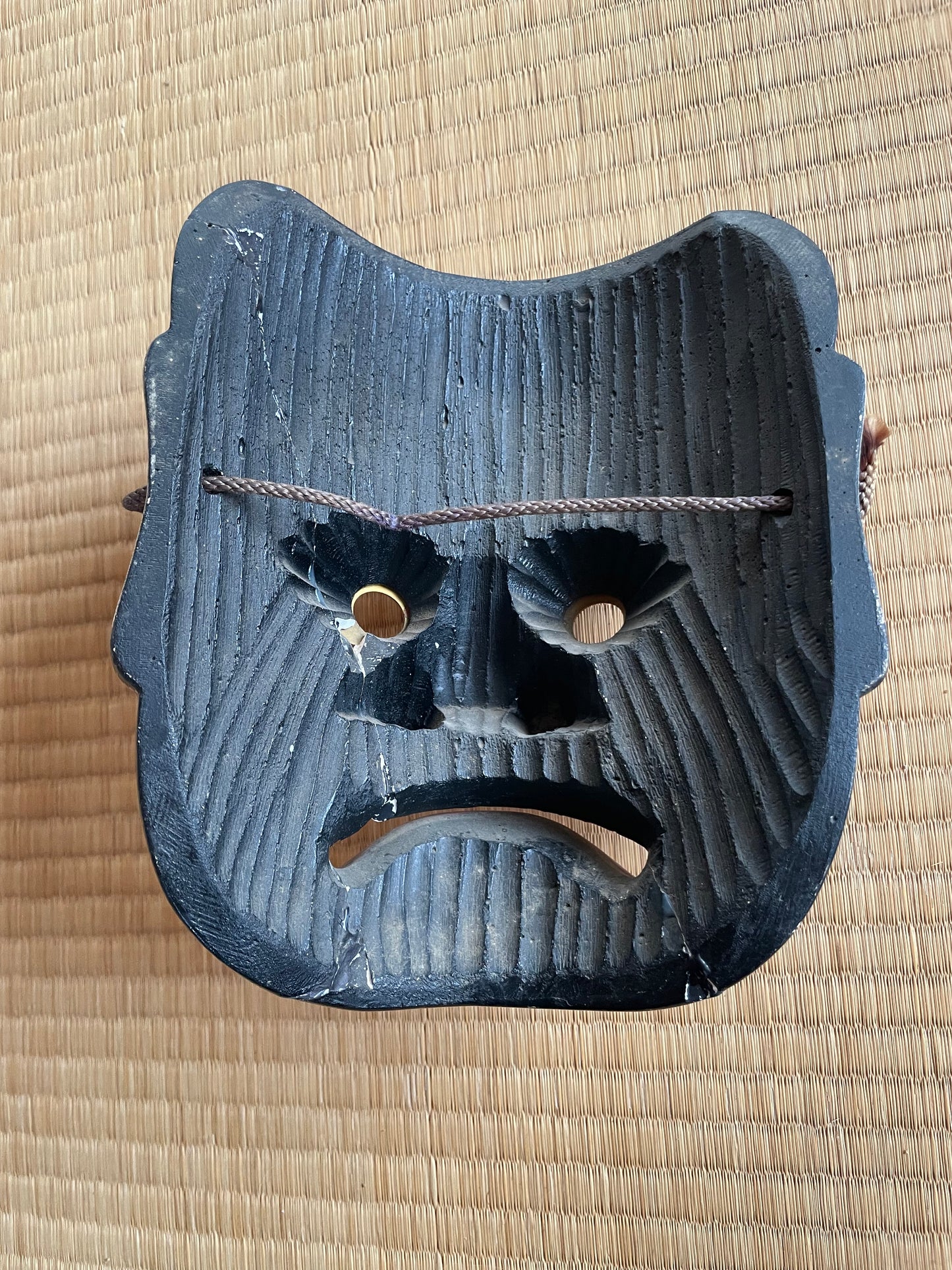 Antique Kagura Mask "Susanoo-no-Mikoto" God of Sea and Storms