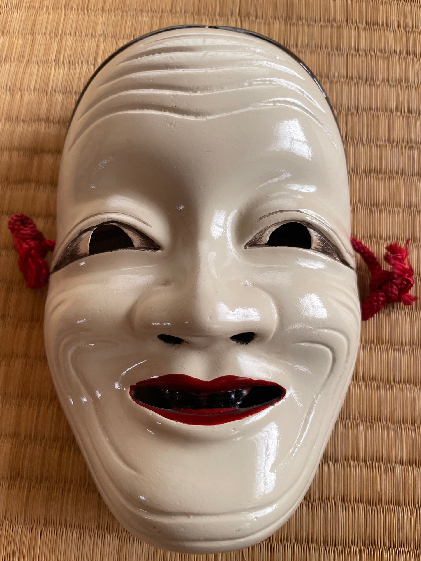 Antique Kagura Mask of Tenatsuchi" Mother of the Princess