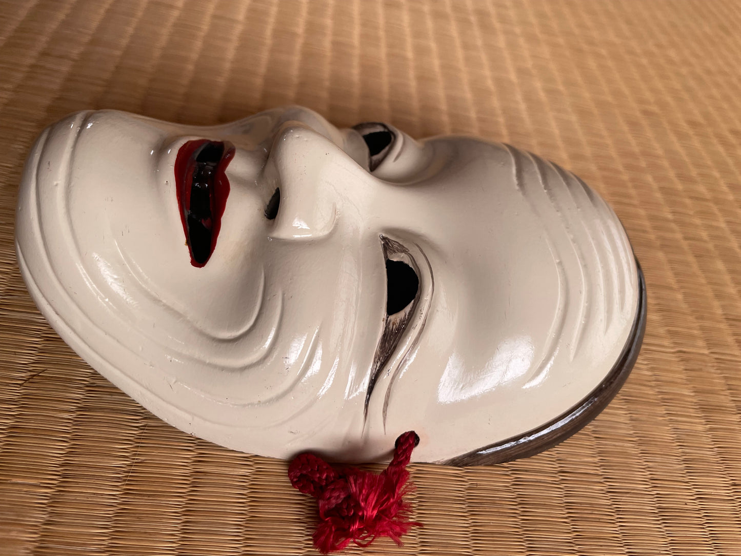 Antique Kagura Mask of Tenatsuchi" Mother of the Princess