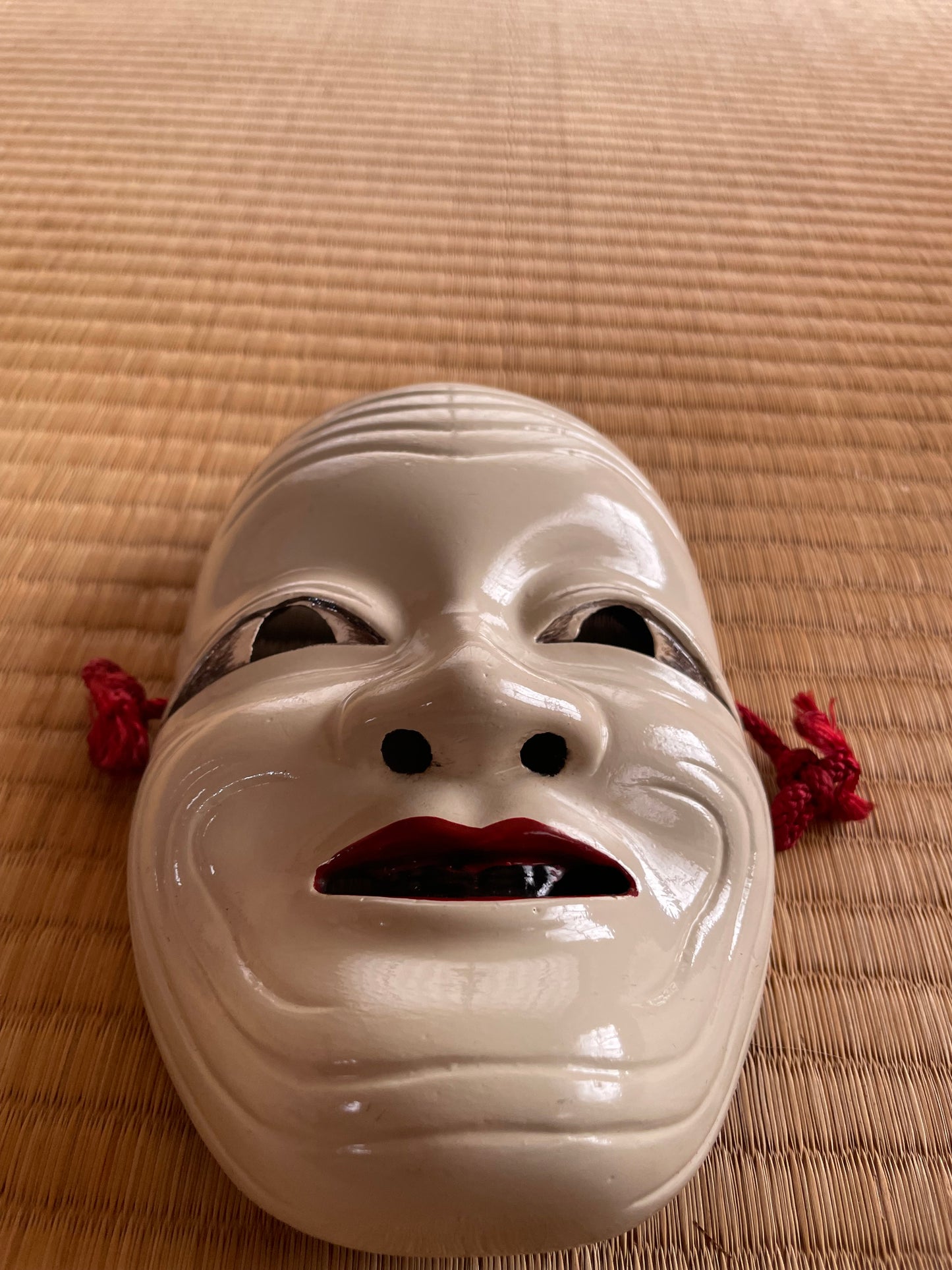 Antique Kagura Mask of Tenatsuchi" Mother of the Princess