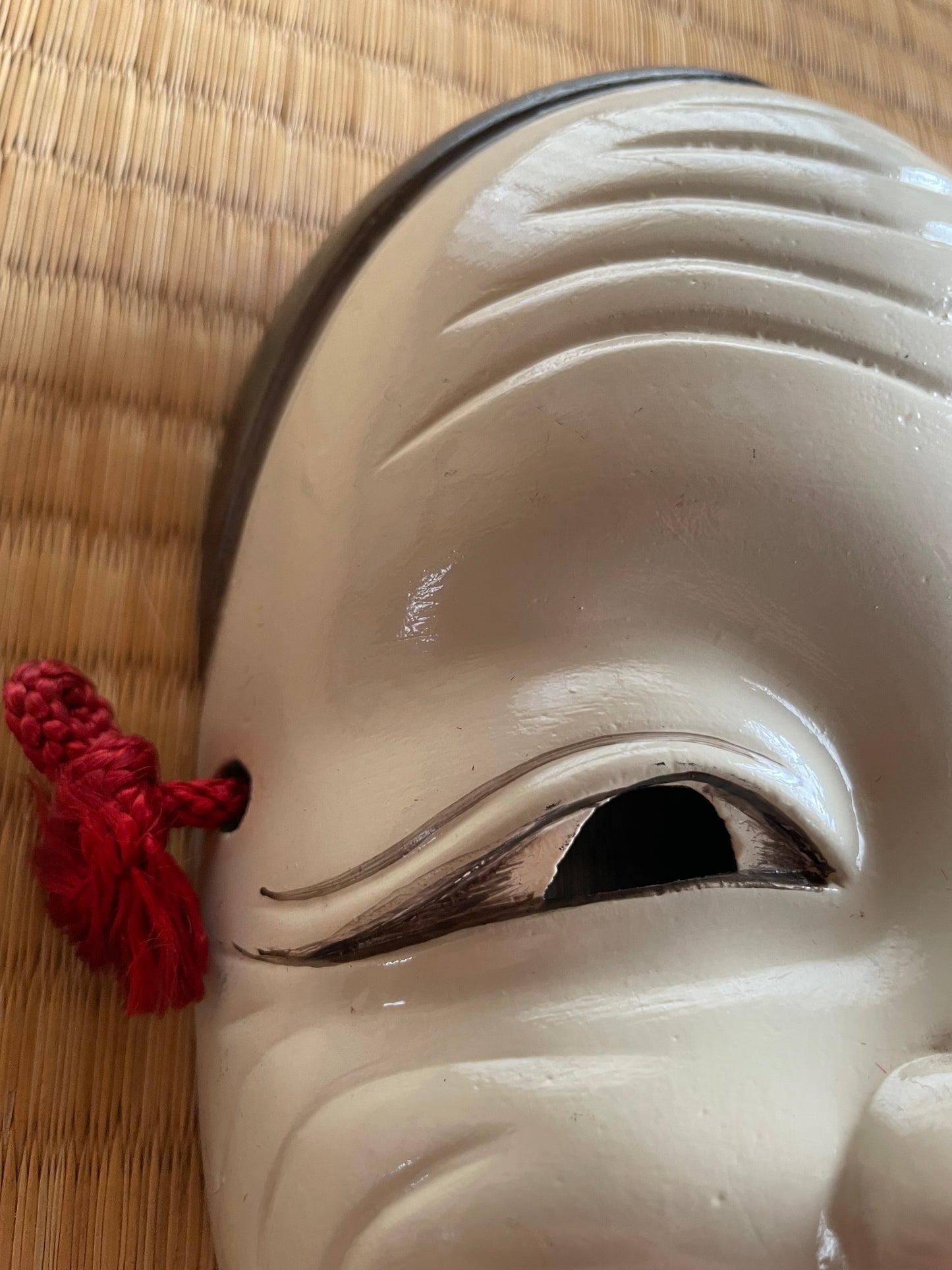 Antique Kagura Mask of Tenatsuchi" Mother of the Princess