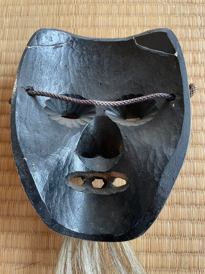 Antique Kagura Mask "Ashinatsuchi-no-Mikoto" The Father of the Princess