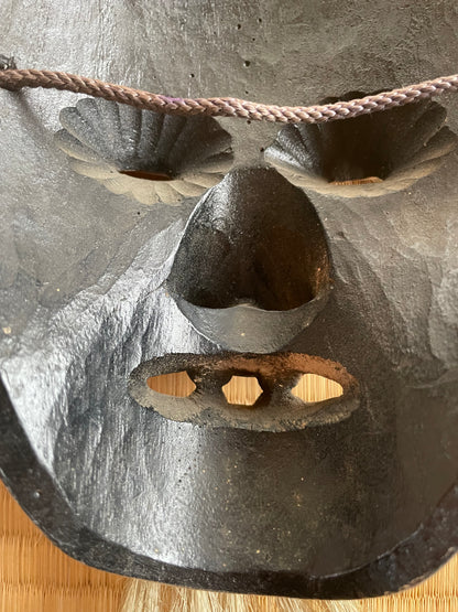Antique Kagura Mask "Ashinatsuchi-no-Mikoto" The Father of the Princess