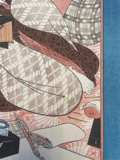 1825–1835  Eight Views of Beauties by Utagawa Hiroshige, 1890s Reprint 姿八景 (Approx. 36 x 24 cm)