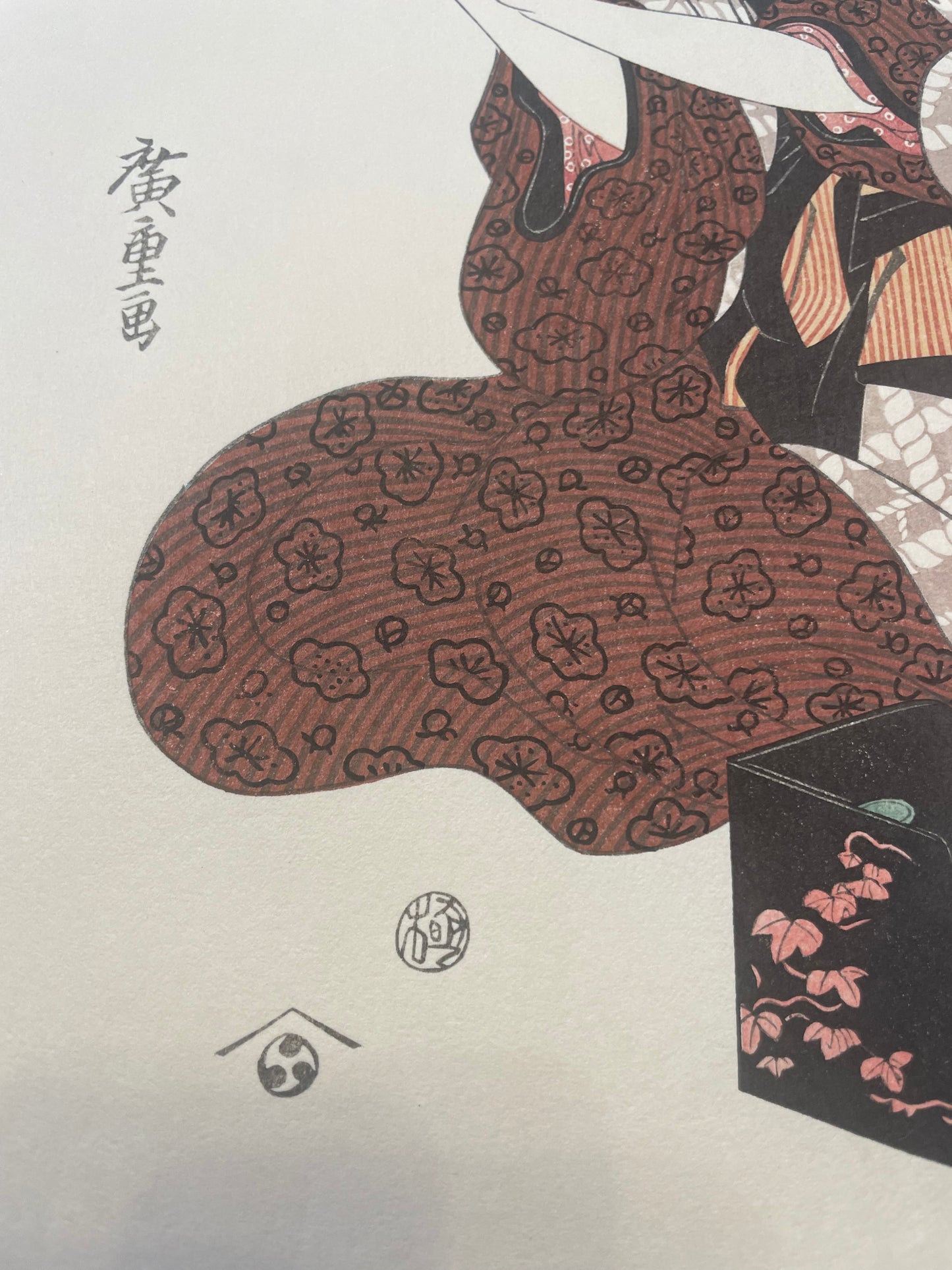 1825–1835  Eight Views of Beauties by Utagawa Hiroshige, 1890s Reprint 姿八景 (Approx. 36 x 24 cm)