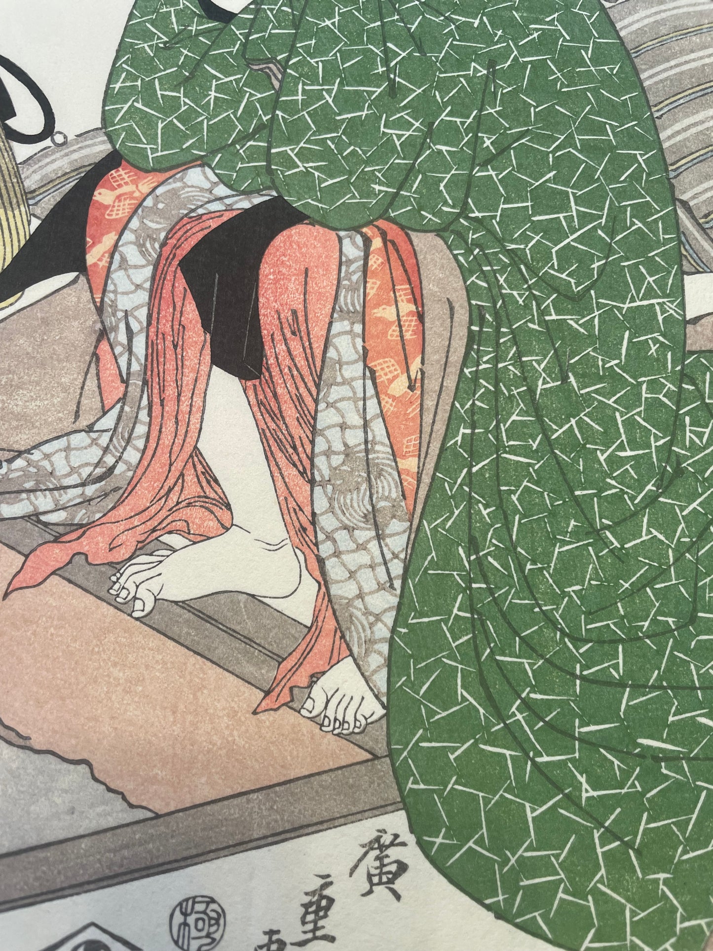 1825–1835  Eight Views of Beauties by Utagawa Hiroshige, 1890s Reprint 姿八景 (Approx. 36 x 24 cm)