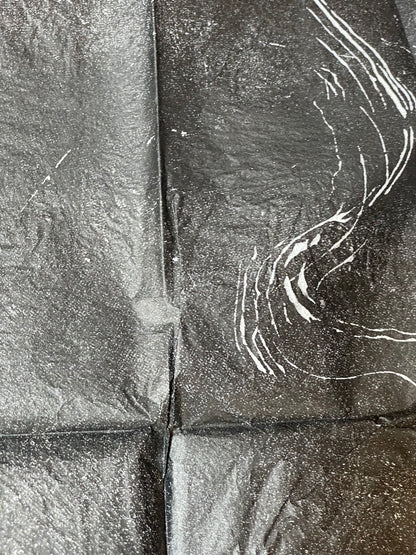 1900s Kobo Daishi Buddhist Pimgrimage Stone Rubbing Shittaku (Approx. 124 x 72 cm)