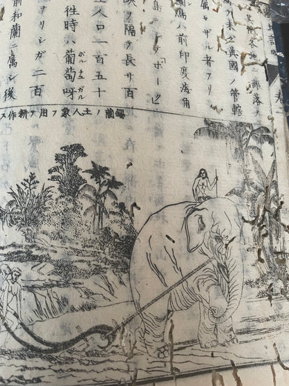 1874 Yochi Shiryaku 輿地誌畧 Illustrated Ethnographic Geography Book by Uchida Masao (18 x 26 cm)