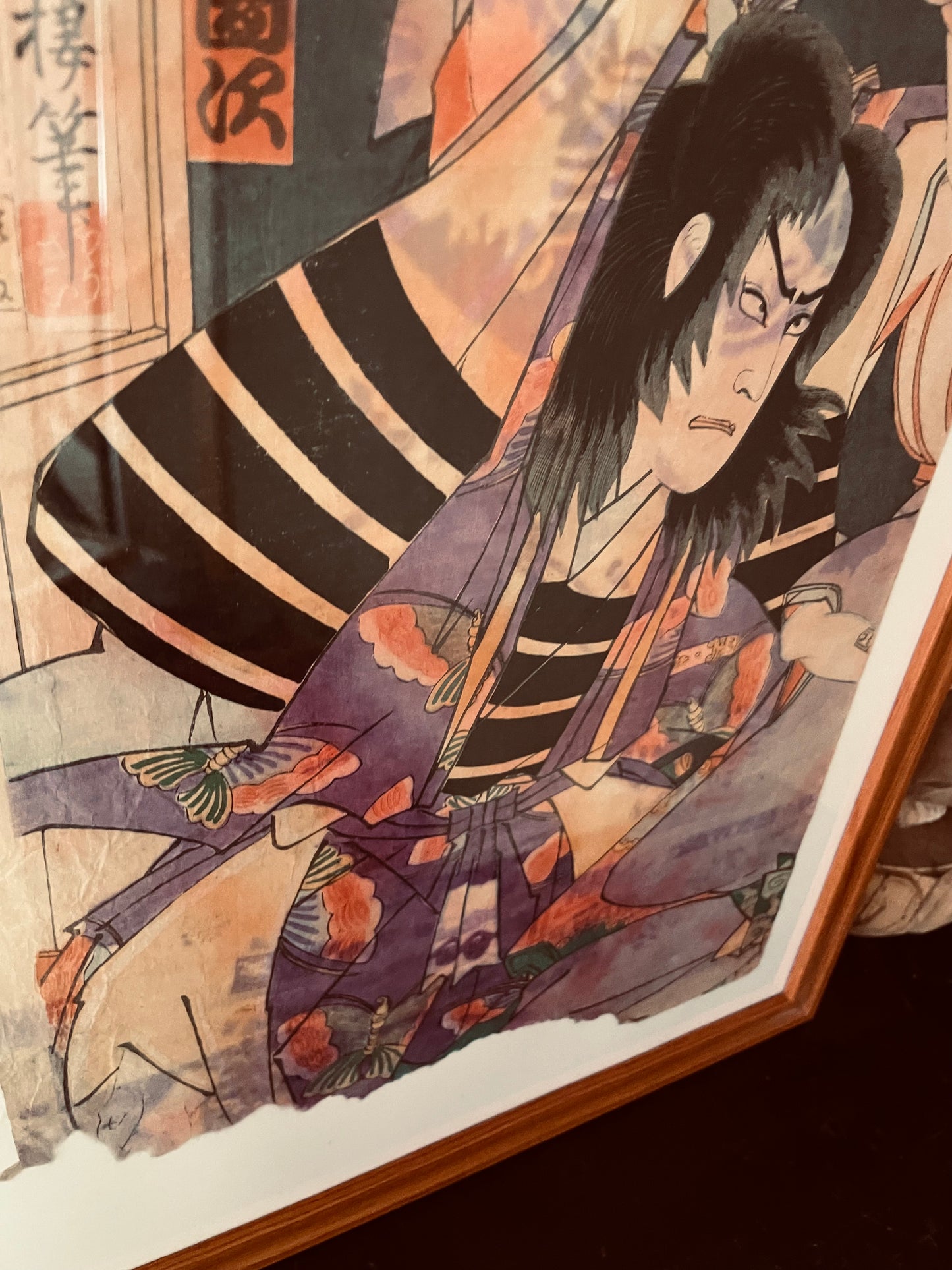 1889–1892 Tattooed Kabuki Actor Portrait by Utagawa Kunisada III 刺青役者絵 (35 x 25 cm)