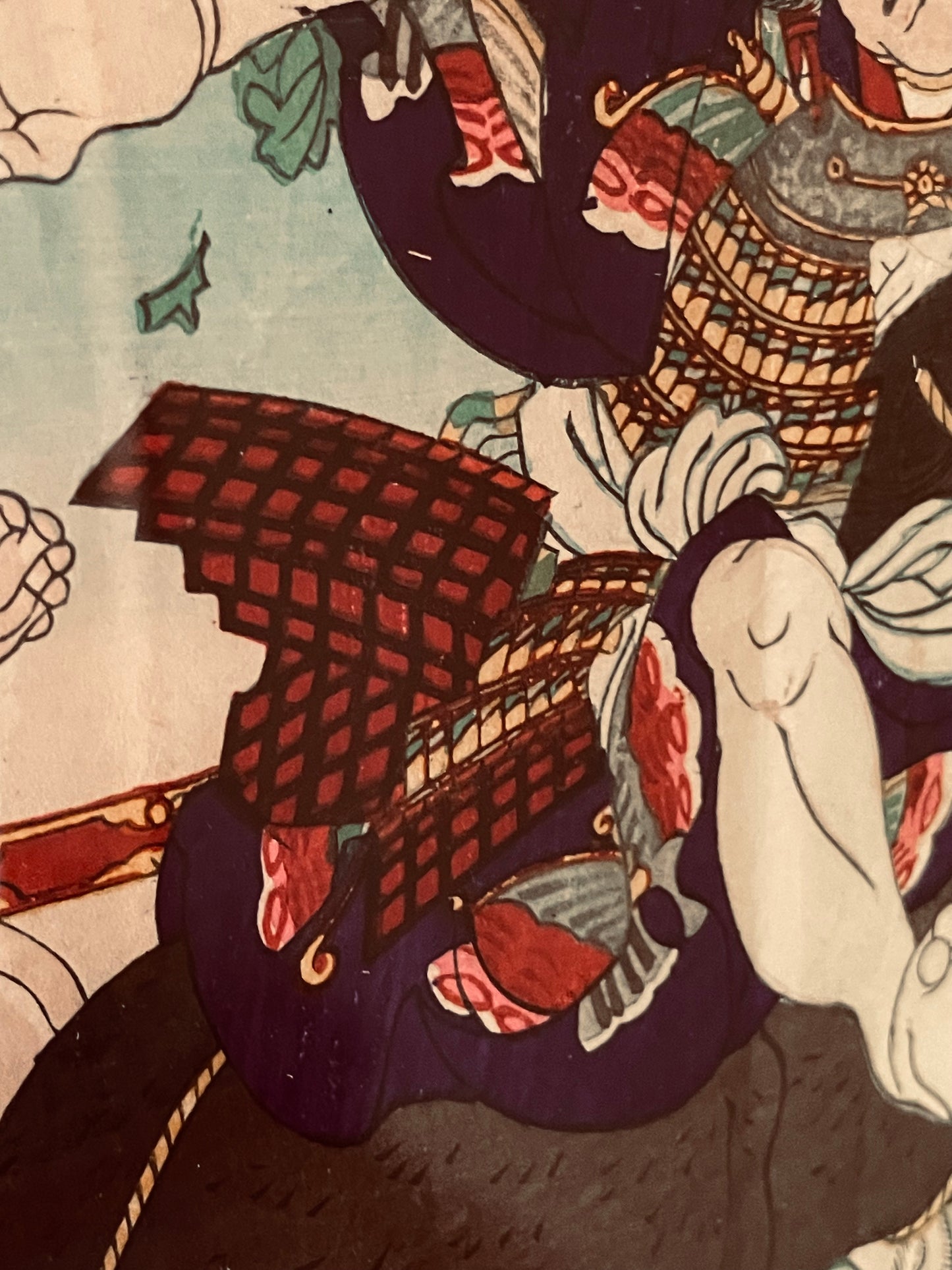 1827-30 108 Heroes by Utagawa Kuniyoshi in an A3 Frame