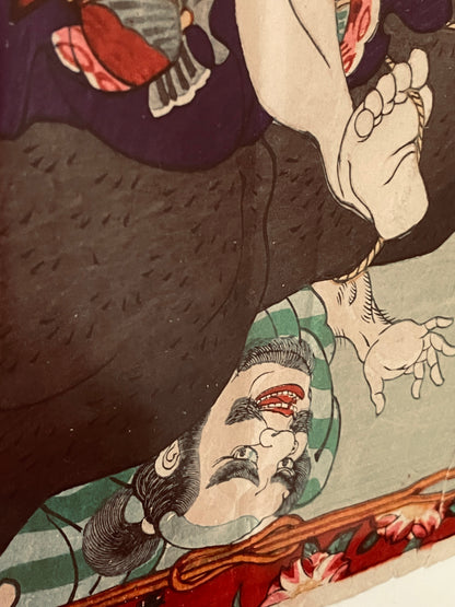 1827-30 108 Heroes by Utagawa Kuniyoshi in an A3 Frame