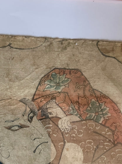 1833 Kabuki Scene by Utagawa Kuniyoshi 天保四年九月名残狂言 (Approximately 25X35) A3 Framed