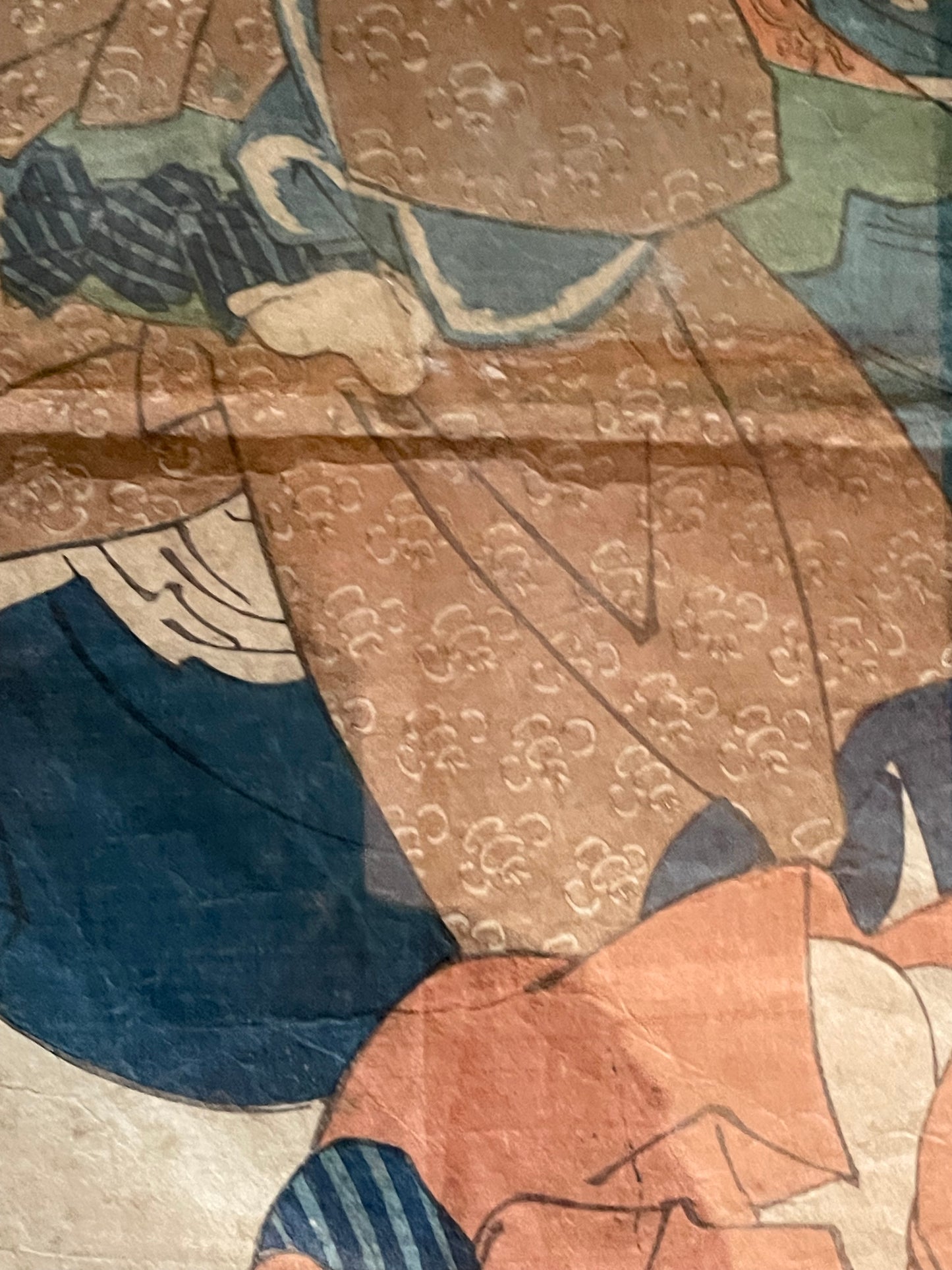 1833 Kabuki Scene by Utagawa Kuniyoshi 天保四年九月名残狂言 (Approximately 25X35) A3 Framed