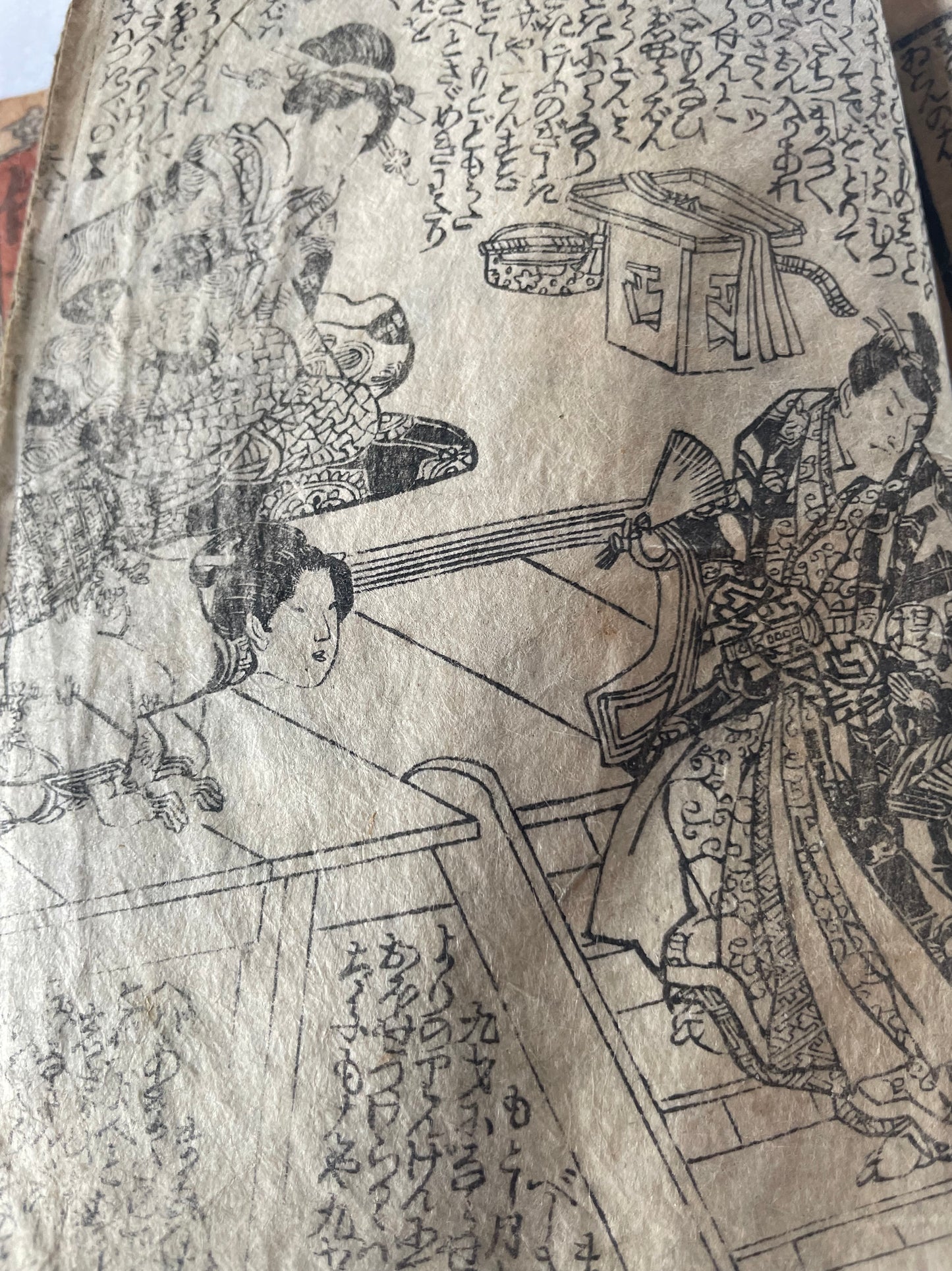 1845–1846 Utagawa Kunisada "Shaka Hassō Yamato Bunko" 釈迦八相倭文庫 2-Book Set