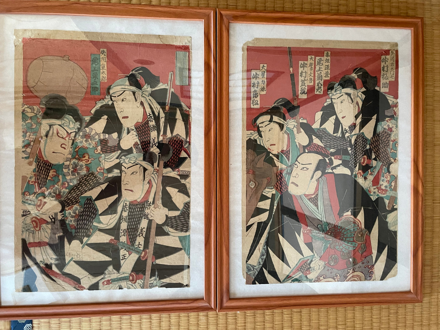 1884 Kunichika Chūshingura Forty-Seven Rōnin 忠臣蔵 (Approx. 36 x 50 cm)