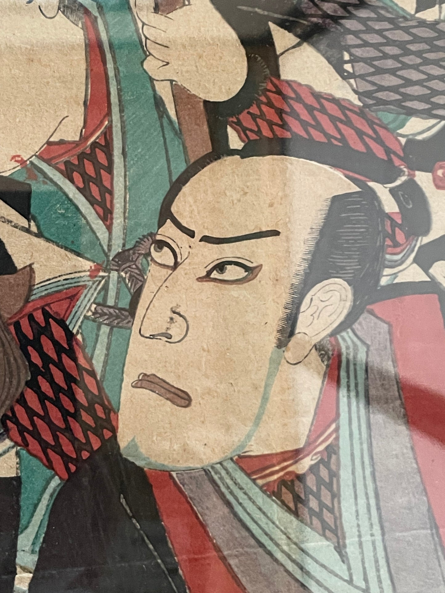 1884 Kunichika Chūshingura Forty-Seven Rōnin 忠臣蔵 (Approx. 36 x 50 cm)