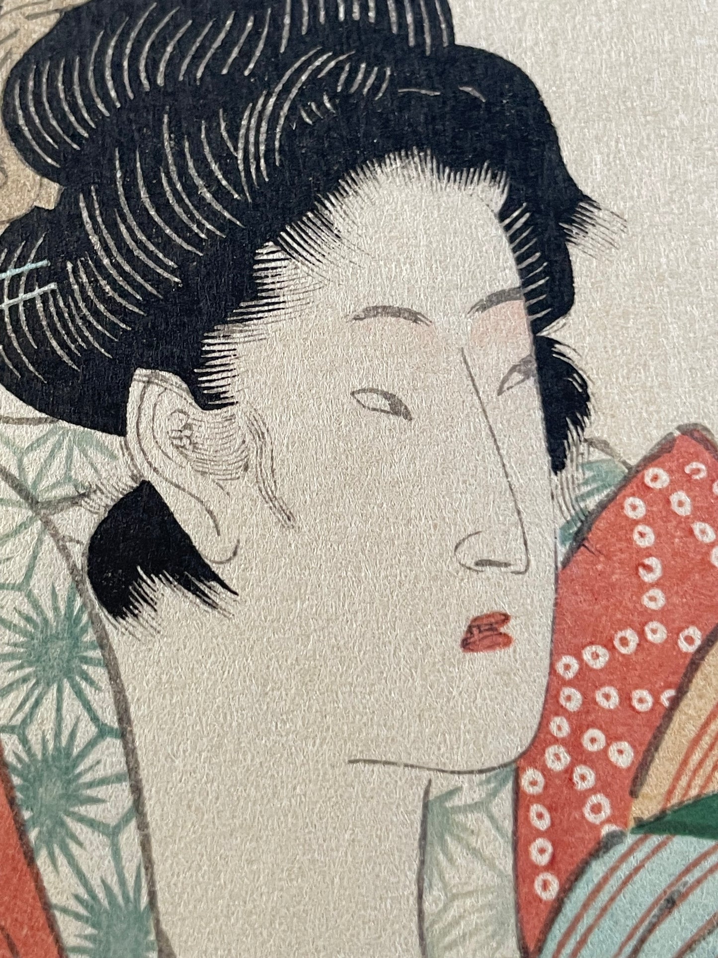 1821-22 Ukiyo-e Eight Views of Figures, Inside and Outside by Utagawa Hiroshige (Approximately 25X47 CM)