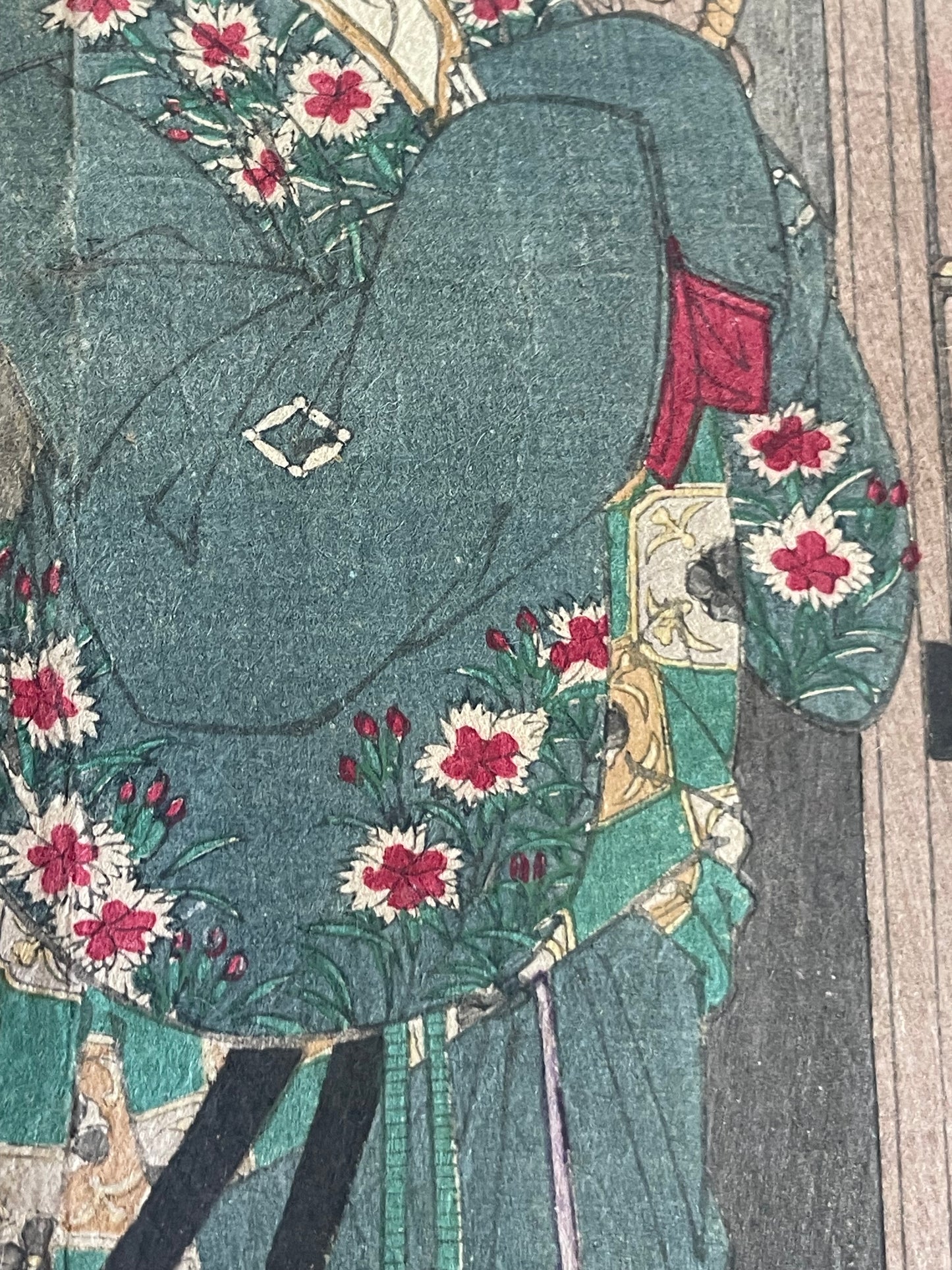 1887 Ukiyo-e Portrait of Lady Kido Suikōin by Tsukioka Yoshitoshi