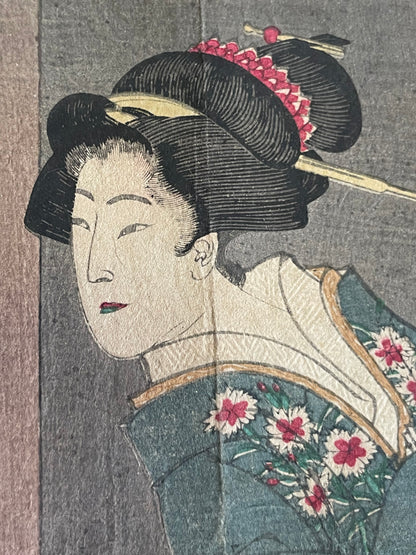 1887 Ukiyo-e Portrait of Lady Kido Suikōin by Tsukioka Yoshitoshi