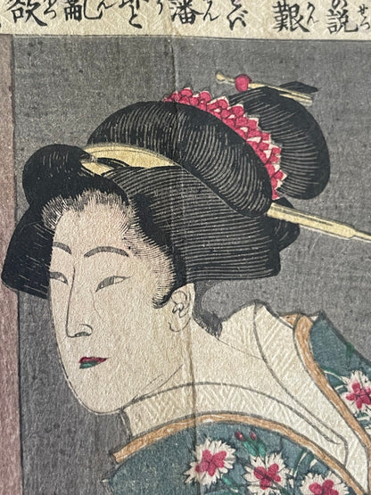1887 Ukiyo-e Portrait of Lady Kido Suikōin by Tsukioka Yoshitoshi