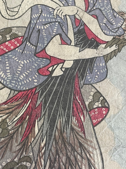 1845 Hagoromo Legend at Miho Bay – Ejiri Station, Tōkaidō Road by Utagawa Hiroshige