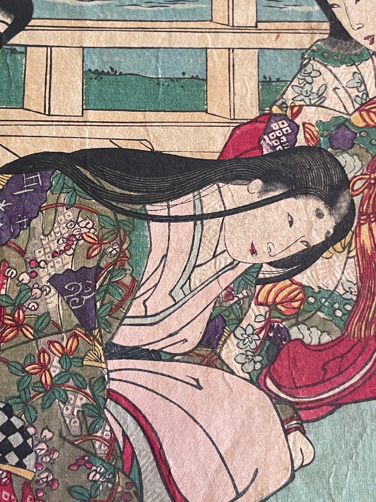 1884 The Nishi-Hachijō Villa – Scene from The Tale of the Heike by Toyohara Chikanobu