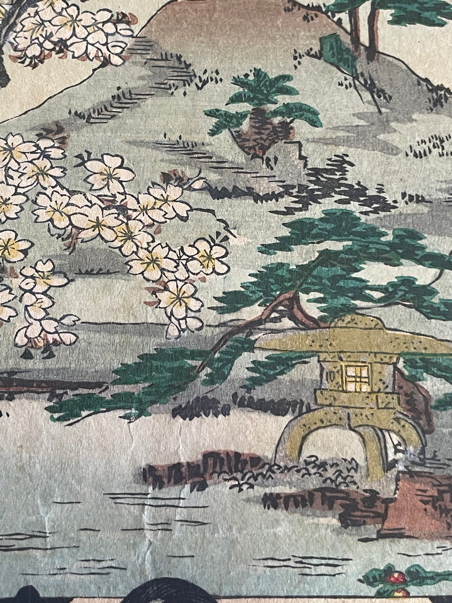 1884 The Nishi-Hachijō Villa – Scene from The Tale of the Heike by Toyohara Chikanobu