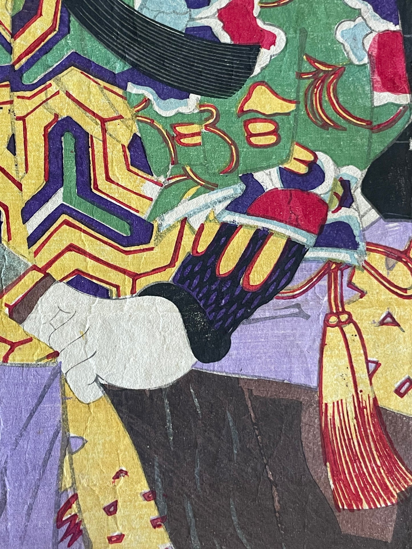 1883 Ukiyo-e Kabuki Actor Portrait – Ichikawa Sadanji I as Akushichi Byōei Kagekiyo by Toyohara Kunichika