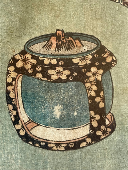 1828–1838  Domestic Life, Women and Children by Utagawa Kunisada (A3 Framed)