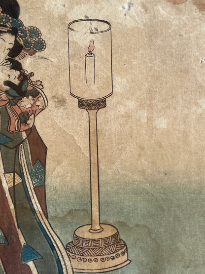 1828–1838  Domestic Life, Women and Children by Utagawa Kunisada (A3 Framed)