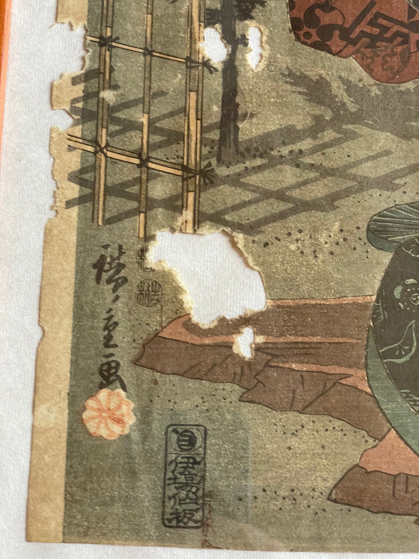 1828-42 Ukiyo-e Beauty Print by Keisai Eisan in New A3 Frame