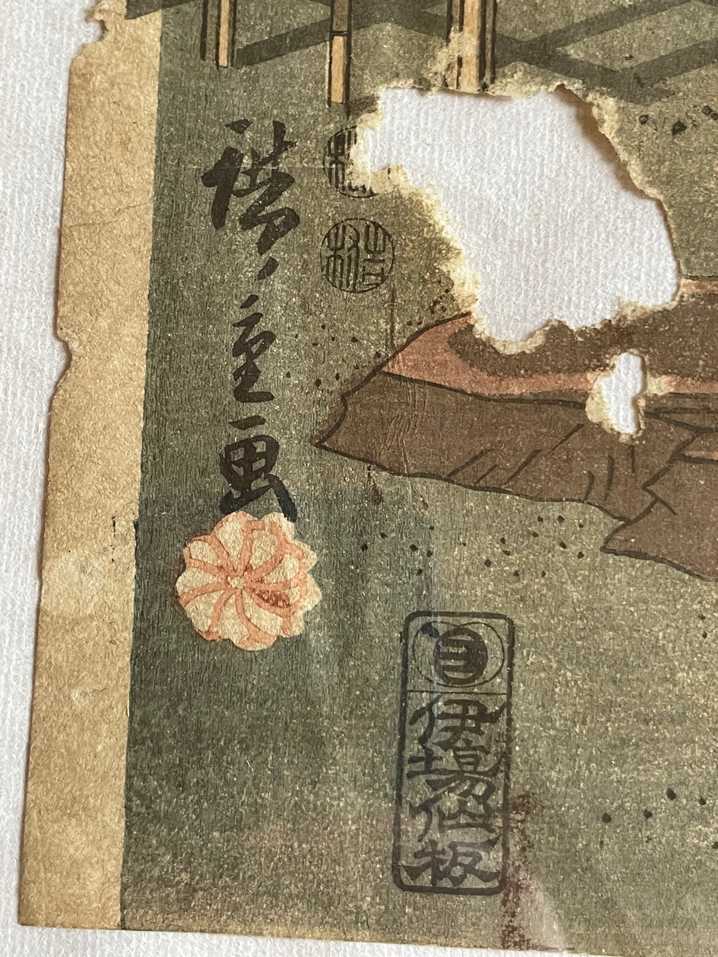 1828-42 Ukiyo-e Beauty Print by Keisai Eisan in New A3 Frame