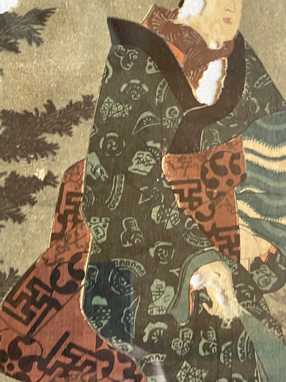 1828-42 Ukiyo-e Beauty Print by Keisai Eisan in New A3 Frame