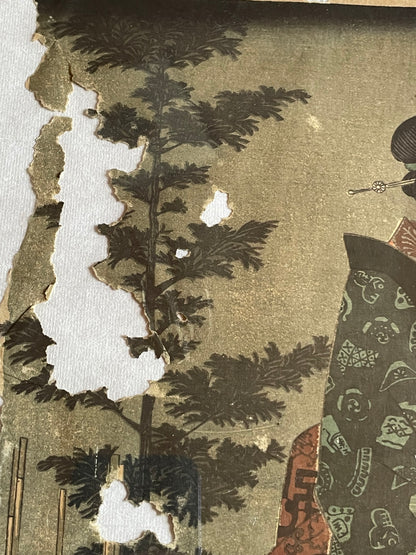 1828-42 Ukiyo-e Beauty Print by Keisai Eisan in New A3 Frame