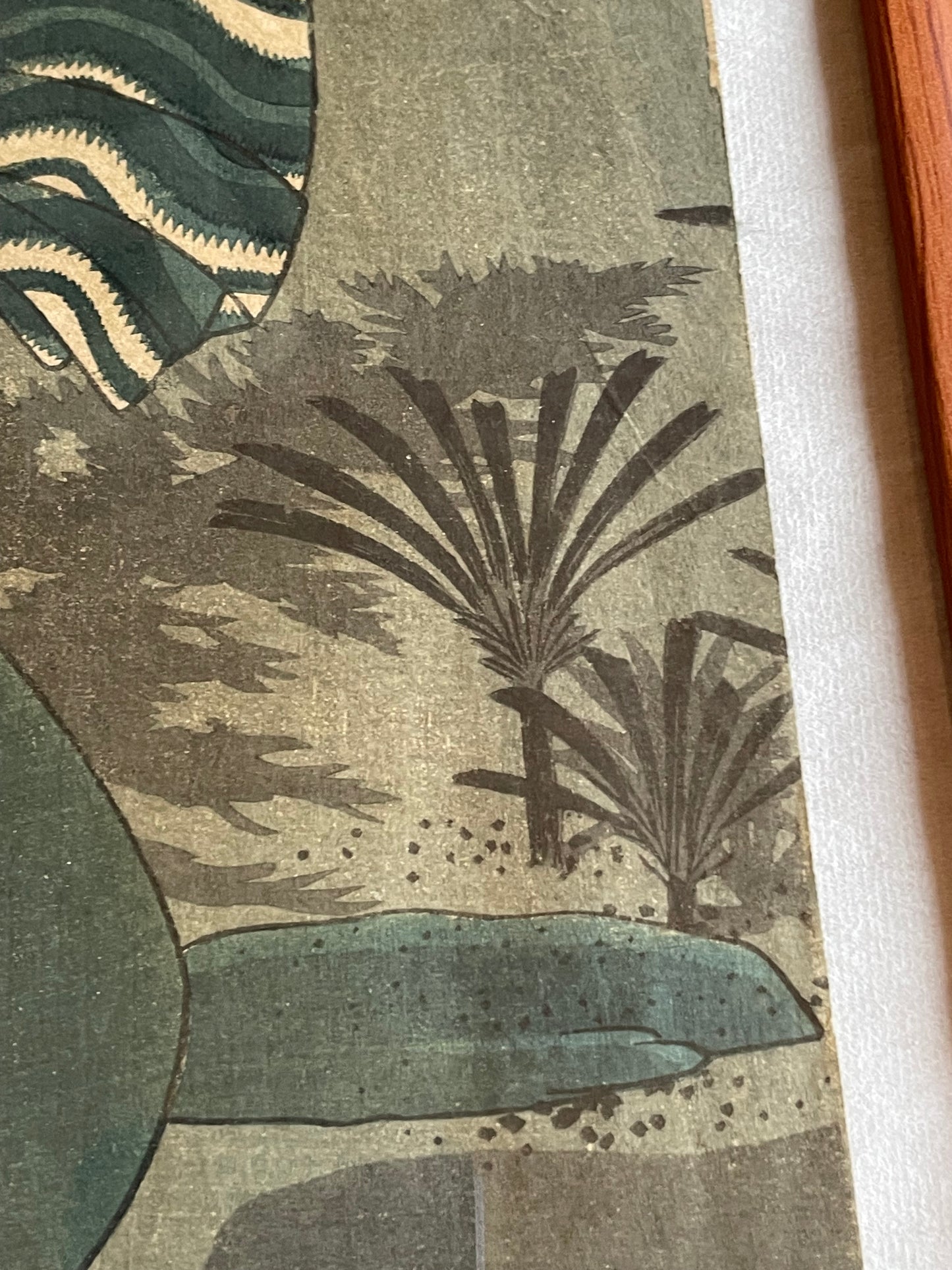 1828-42 Ukiyo-e Beauty Print by Keisai Eisan in New A3 Frame