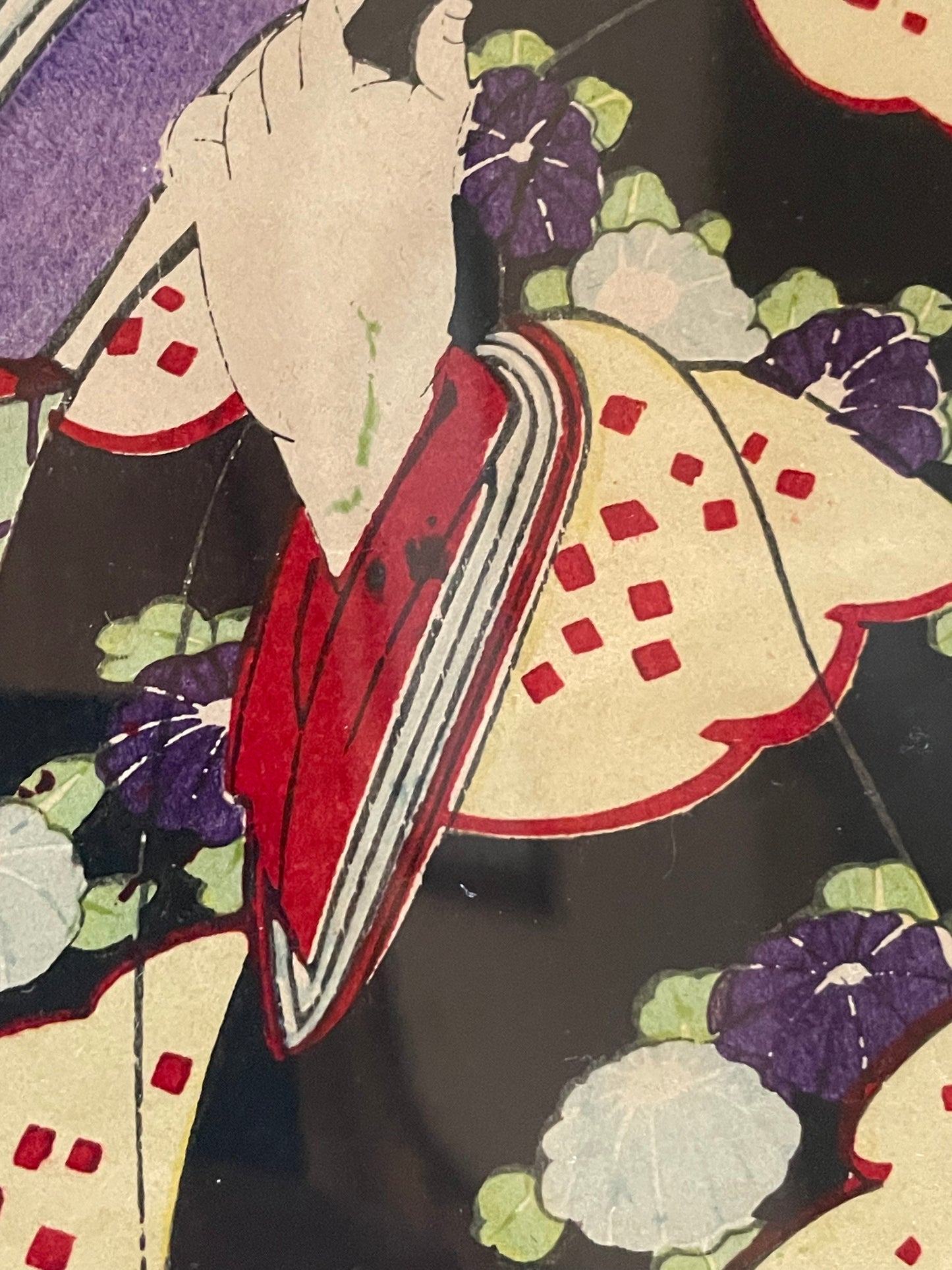 1880 Kabuki Diptych – Kamakura Sandaiki Featuring Onoe Kikugorō V by Toyohara Kunichika (In 2 New A3 Frames)