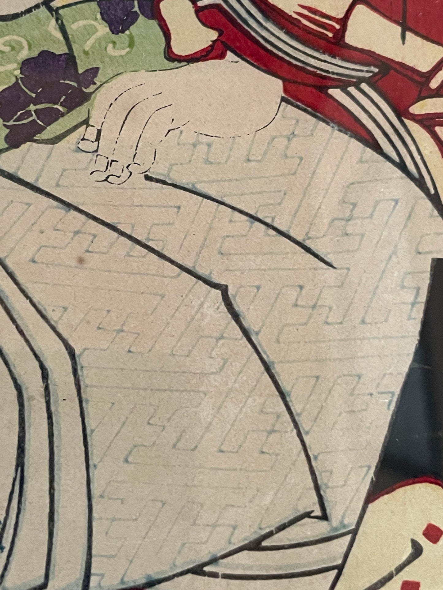 1880 Kabuki Diptych – Kamakura Sandaiki Featuring Onoe Kikugorō V by Toyohara Kunichika (In 2 New A3 Frames)