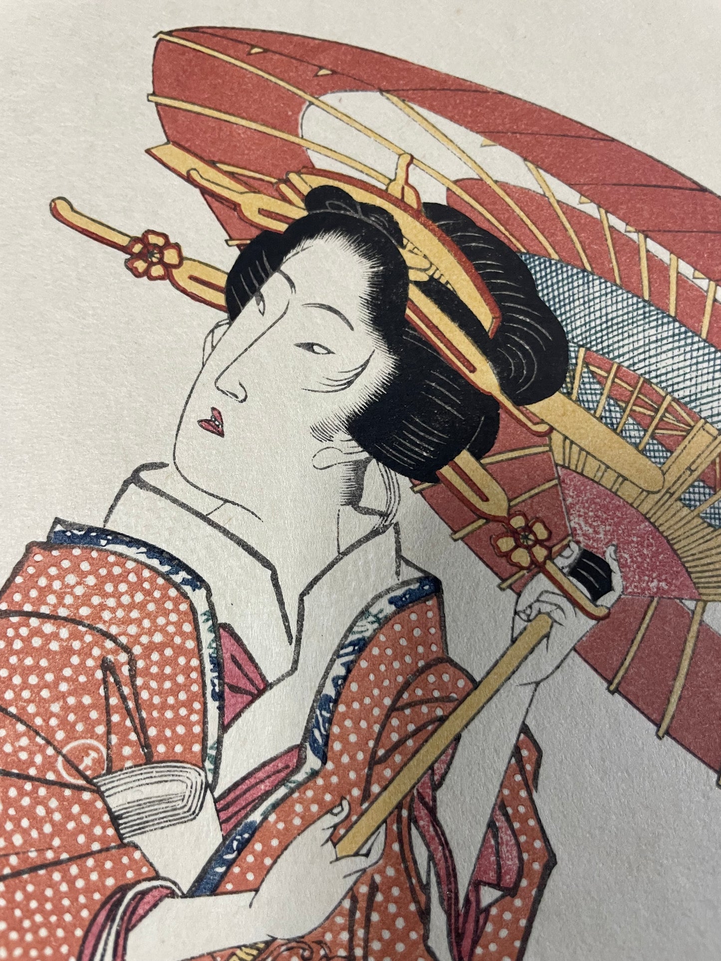 1930s Takamizawa Reprint of "Fūryū Keshō Mokufuku Kagami" by Isoda Koryūsai. (Approximately 30X40CM)