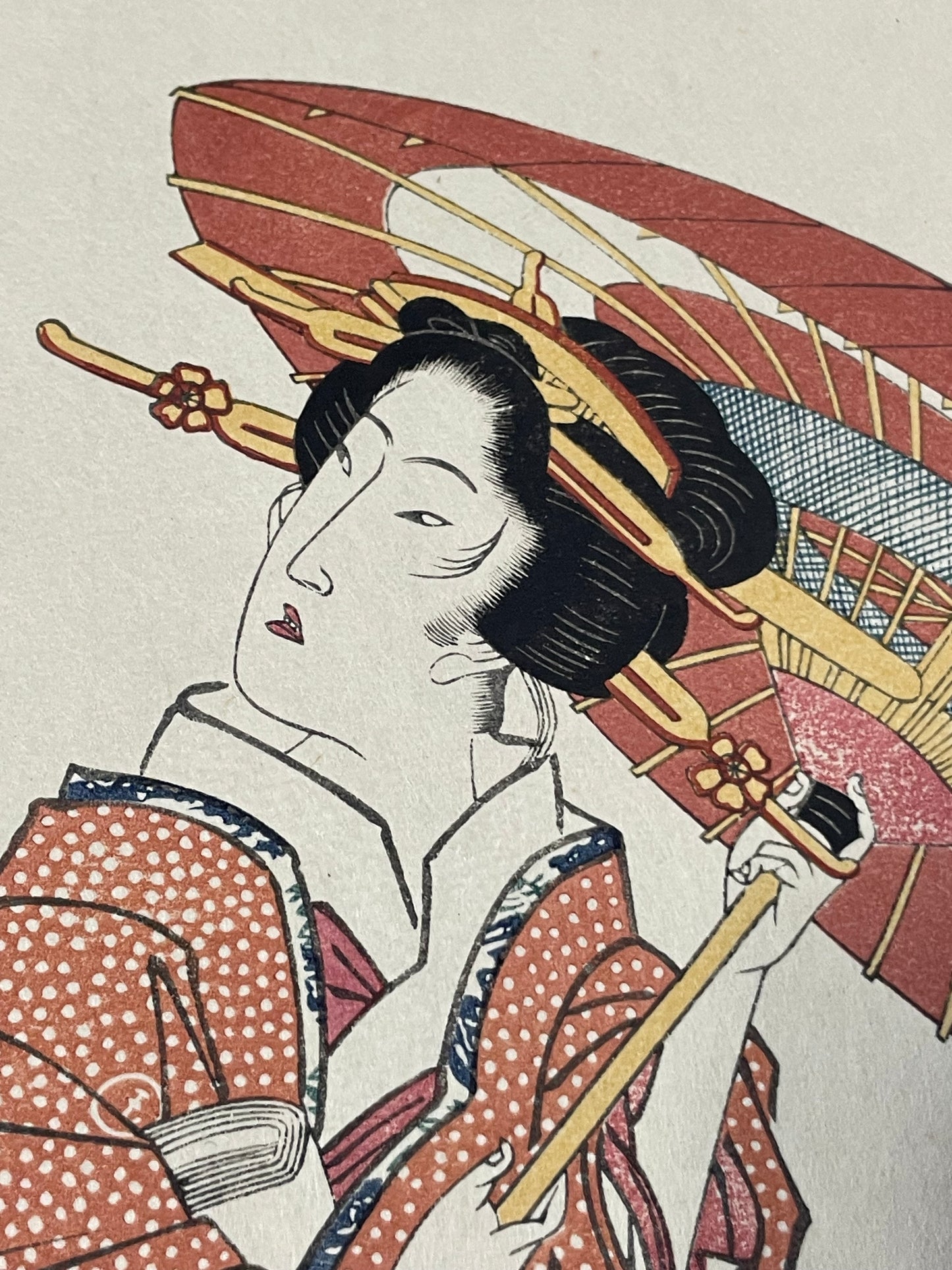 1930s Takamizawa Reprint of "Fūryū Keshō Mokufuku Kagami" by Isoda Koryūsai. (Approximately 30X40CM)
