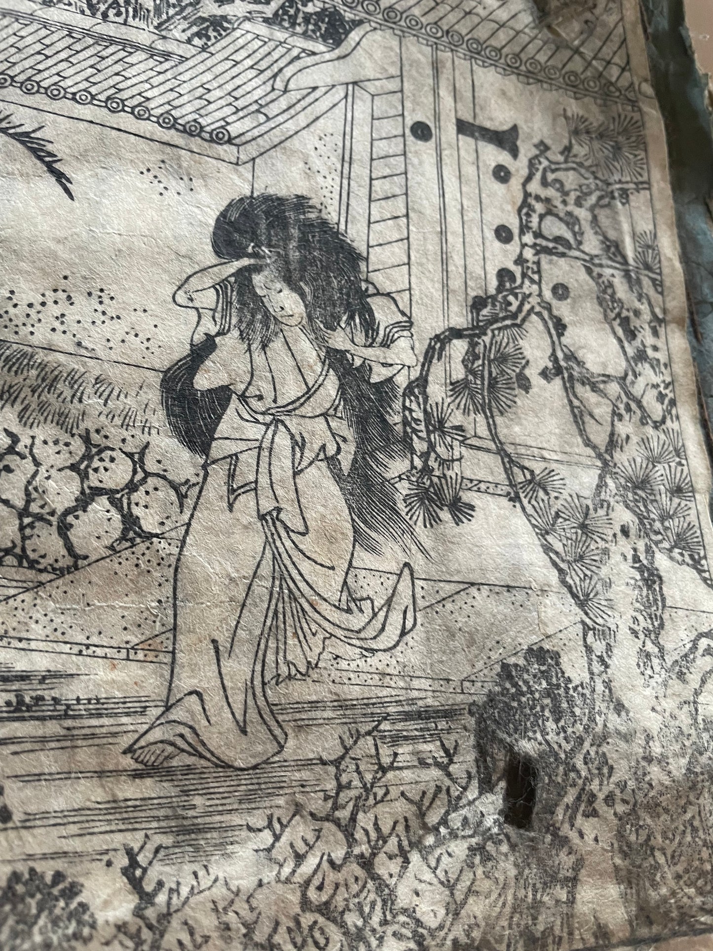 Edo 1808 Ehon Monogusa Tarō by Aikawa Minwa-Ukiyo-e Book