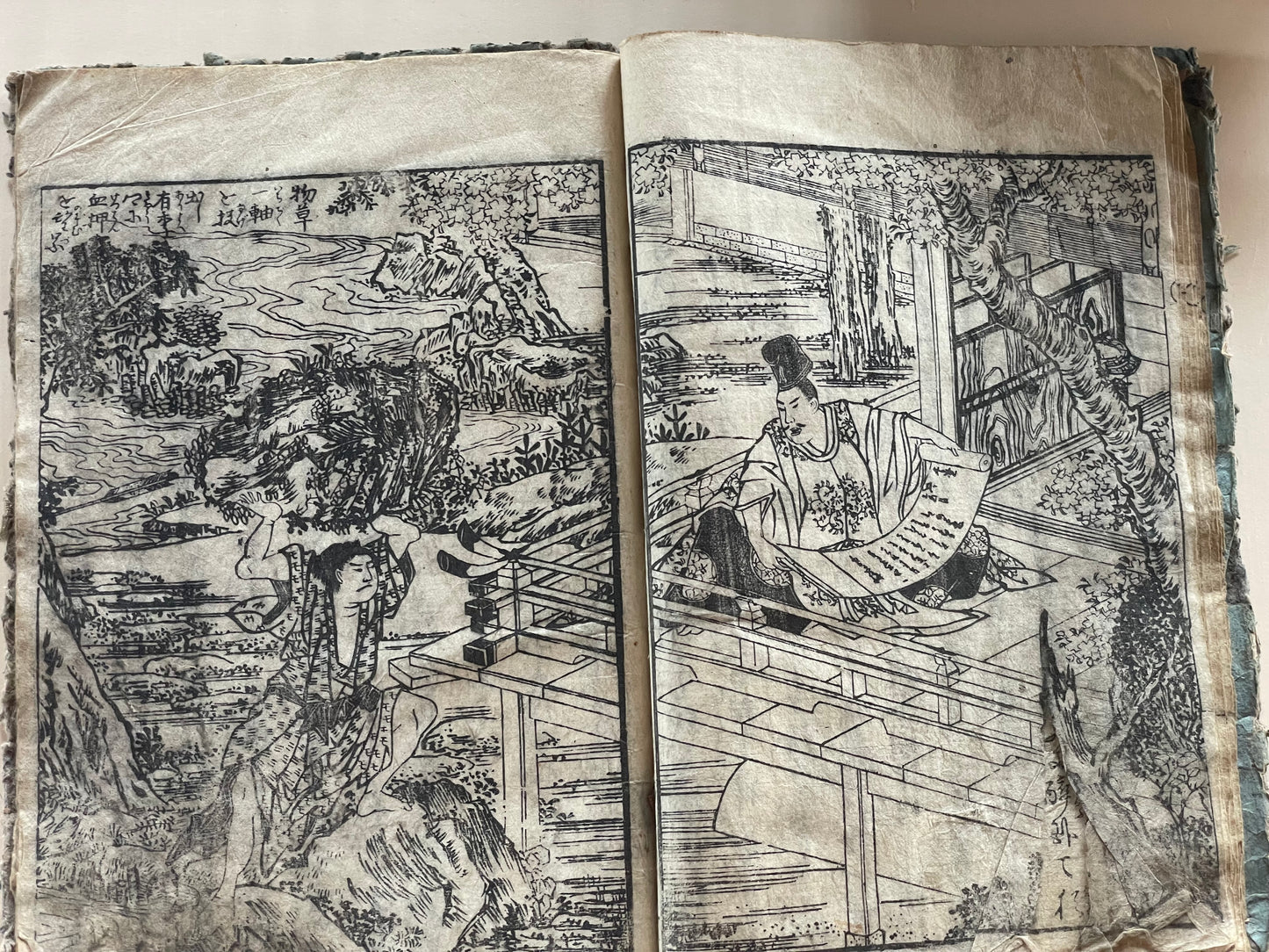 Edo 1808 Ehon Monogusa Tarō by Aikawa Minwa-Ukiyo-e Book